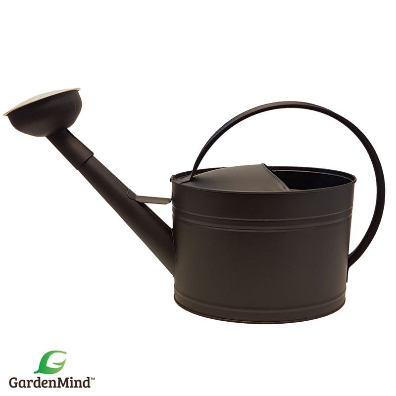 Vannkanne matt svart, oval 10 liter