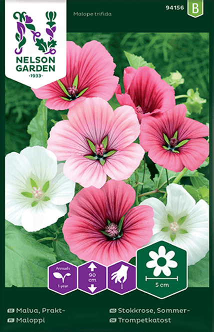 Hovedbilde Sommerstokkrose blanding - Malope trifida