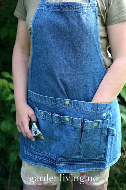 Hovedbilde Hageforkle, denim