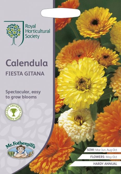 Hovedbilde Ringblomst 'Fiesta Gitana - Calendula officinalis