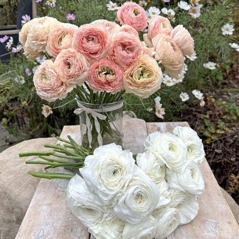 Ranunkel 'Elegance®  Bianco' - Ranunculus, 7 stk.