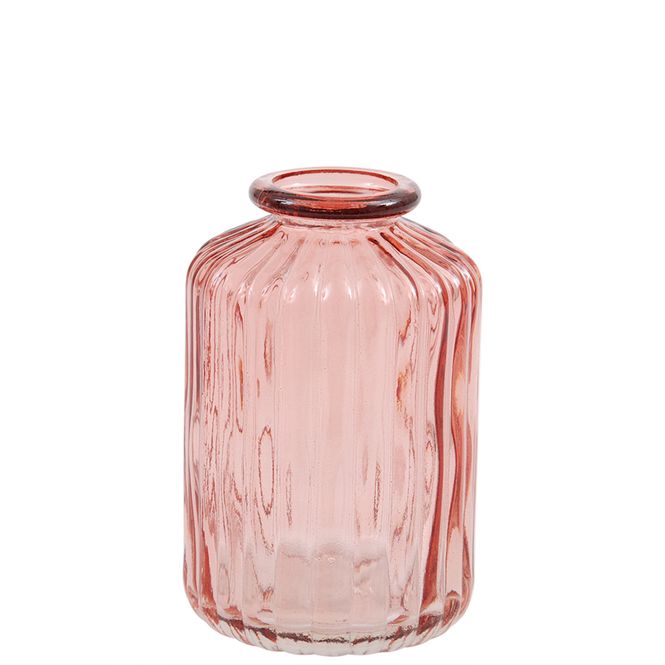 Hovedbilde Minivase, sylinder rosa 10 cm