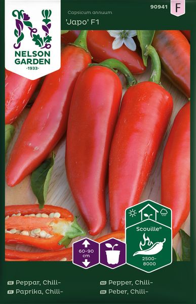 Hovedbilde Chilipepper 'Japo' F1 - Capsicum annuum