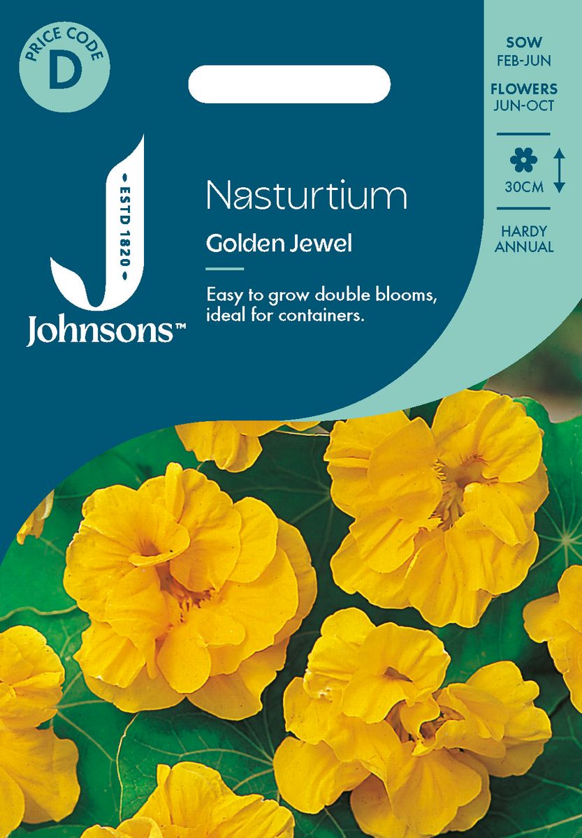 Blomkarse 'Golden Jewel’ - Tropaeolum majus