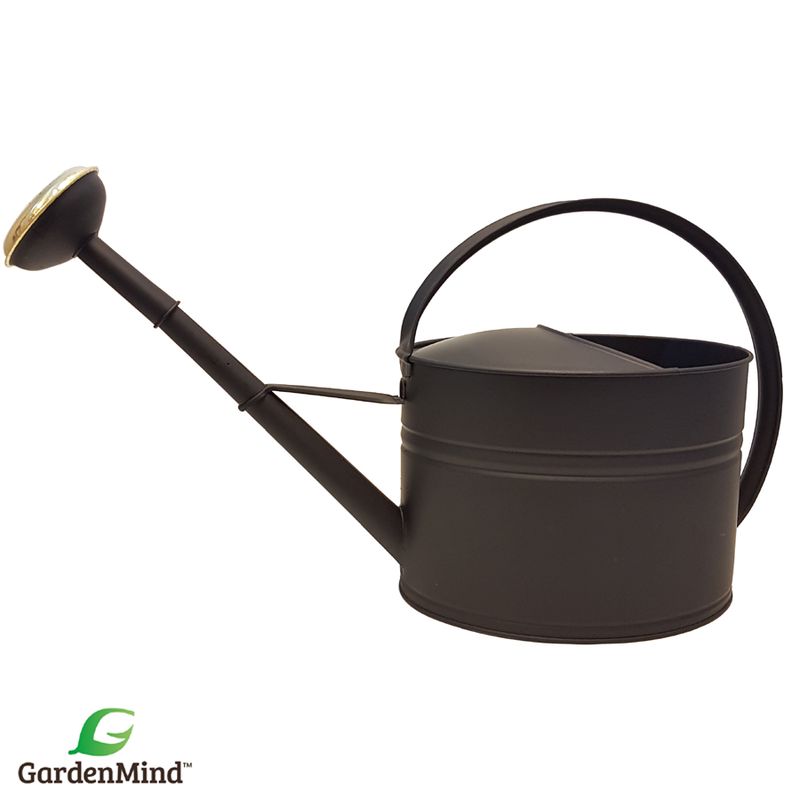 Vannkanne matt svart, oval 7 liter