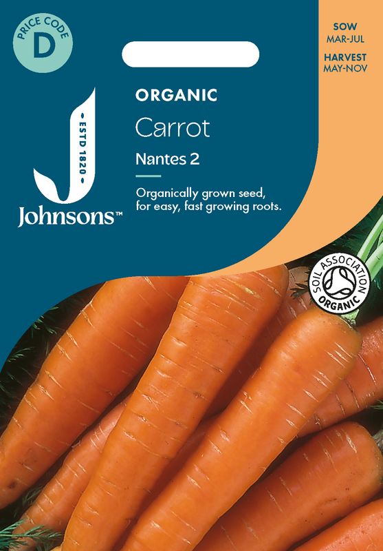 Gulrot 'Nantes 2' - Daucus carota - Organic